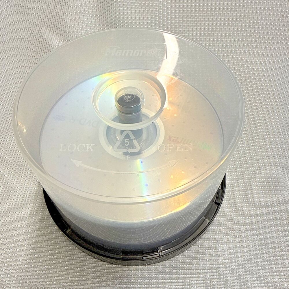 Memorex DVD+R 16X 4.7GB 120min Blank Media - 40 Pack Spindle - Open Pack